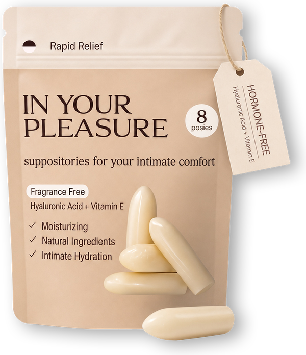 In Your Pleasure hyaluronic acid suppositories pouch